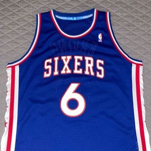Mens XL Philadelphia 76ers Julius Erving 6 Adidas Jersey